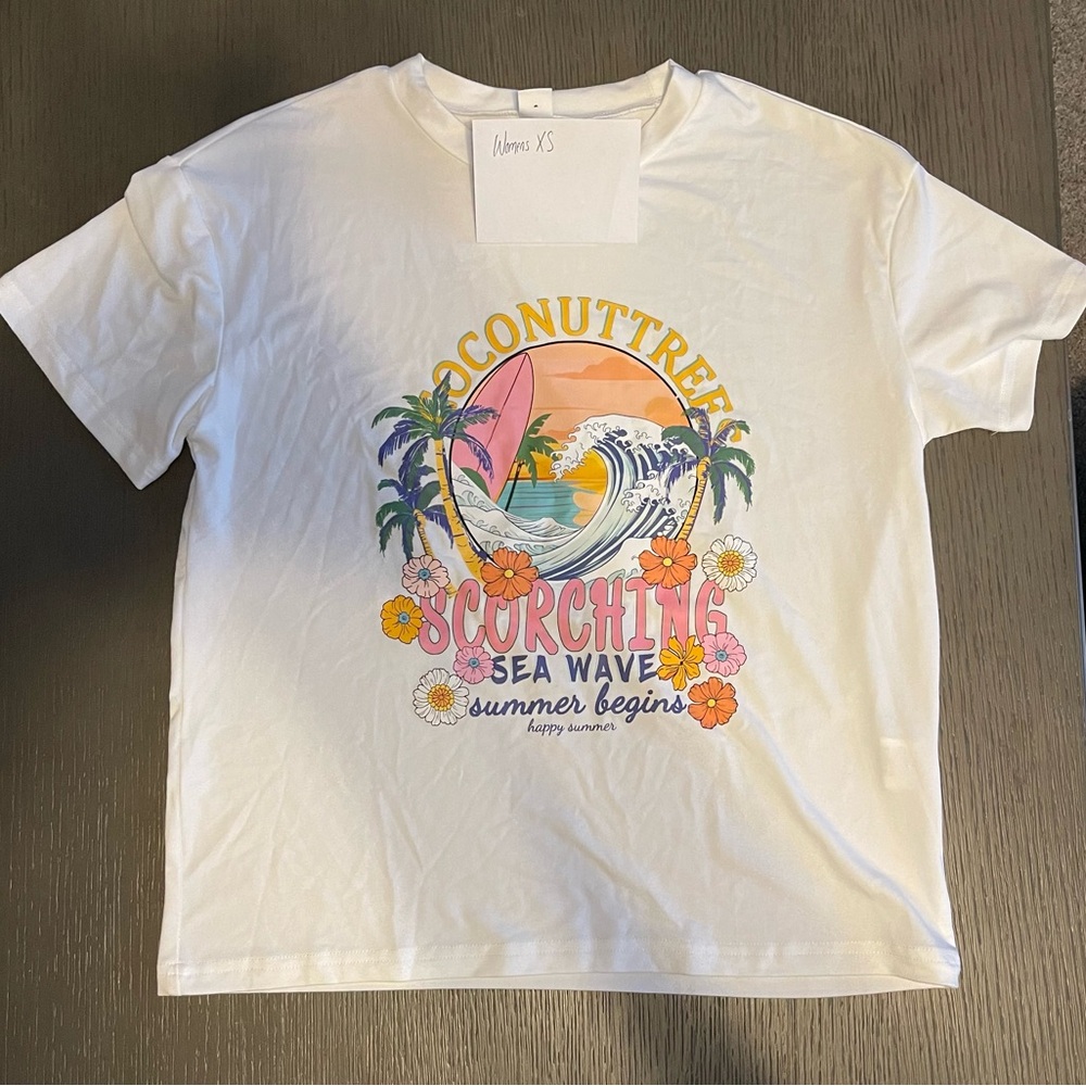 Four Girls Short Sleeve Graphic Tops